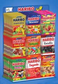 HARIBO EXPO BUSTE PZ.140 GUSTI ASS.